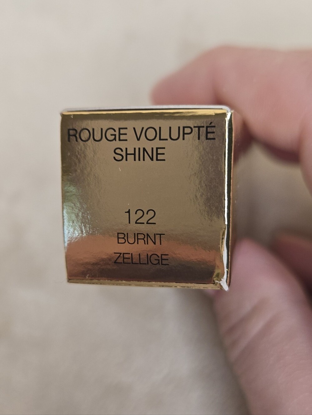 BURNT ZELLIGE 122 Yves Saint Laurent YSL Rouge Volupté Shine Oil-In-stick - Picture 5 of 8